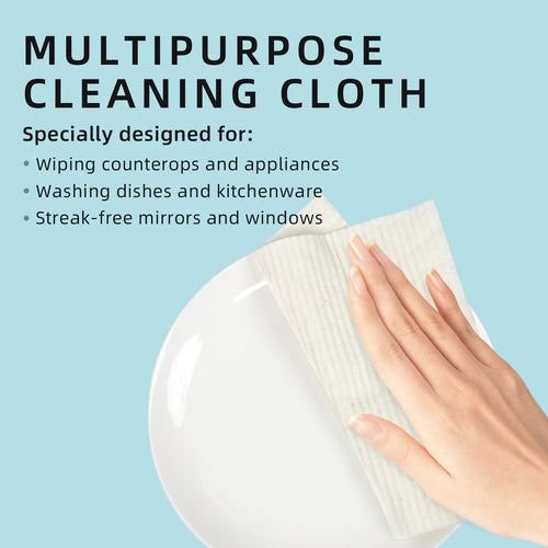 3PCS Magic Cleaning Cloth Kitchen Absorbent Rag Towel Cellulose Swedish Dishcloth Wood Pulp Sponge Reusable Dish Cloth