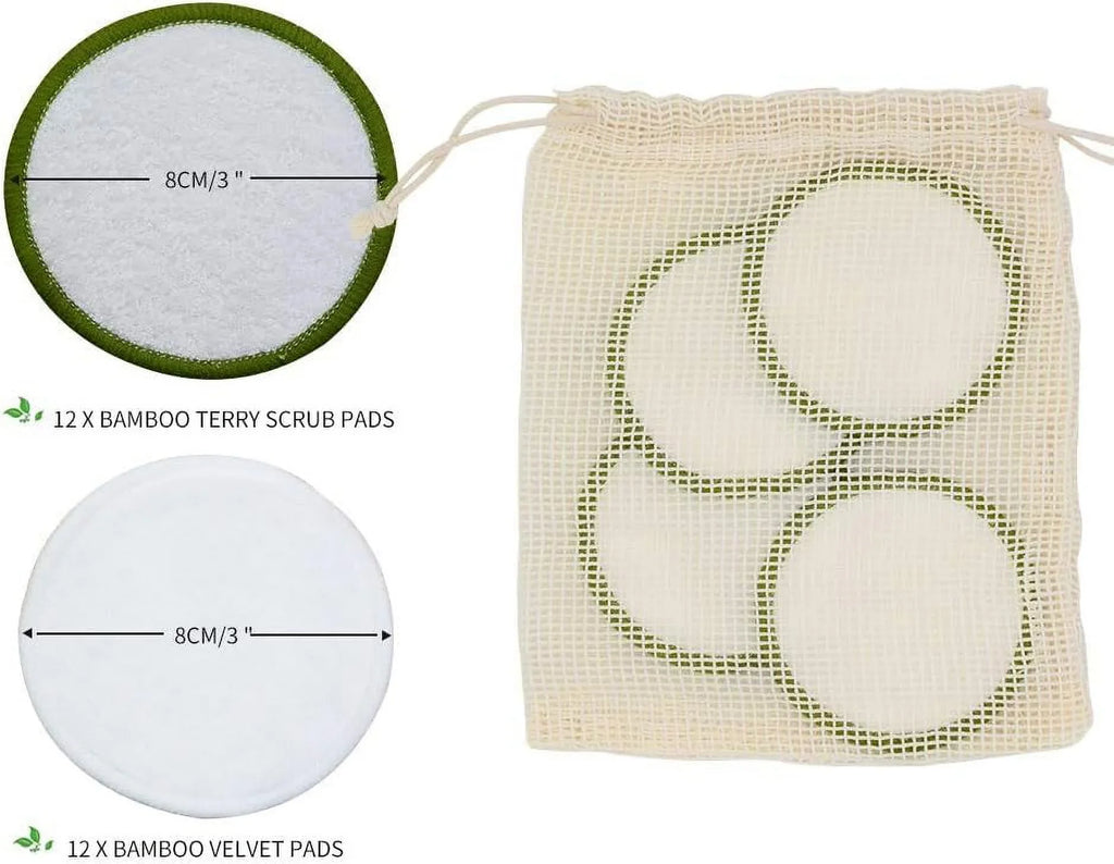 Reusable Makeup Remover Pads (24 Pack)