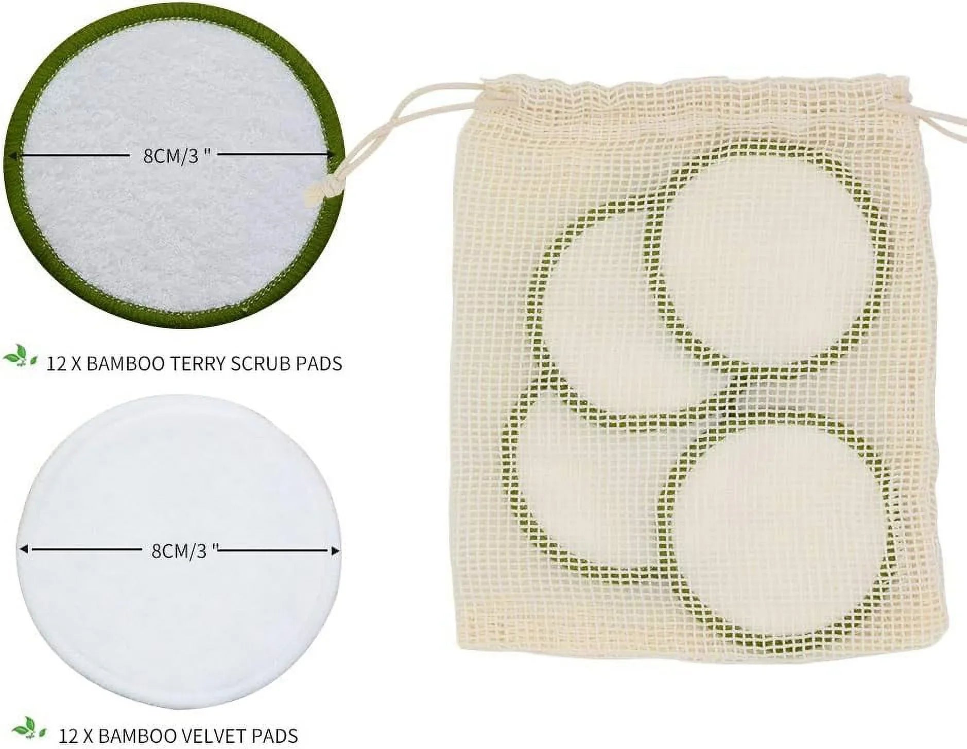 Reusable Makeup Remover Pads (24 Pack)