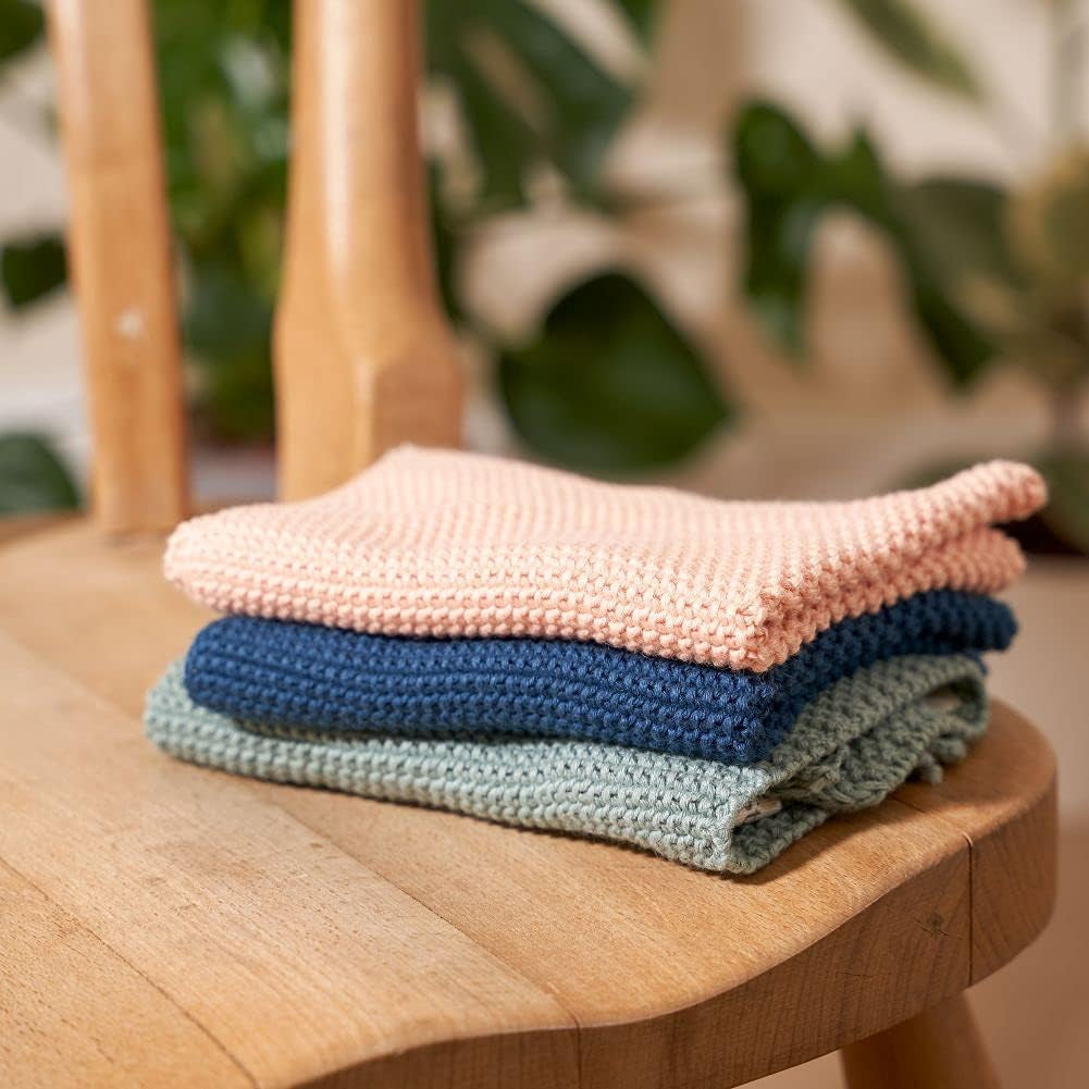 | Organic Cotton Dish Cloth | Eco-Friendly Kitchen Cloth | Biodegradable & Compostable Cleaning Cloth | Ocean